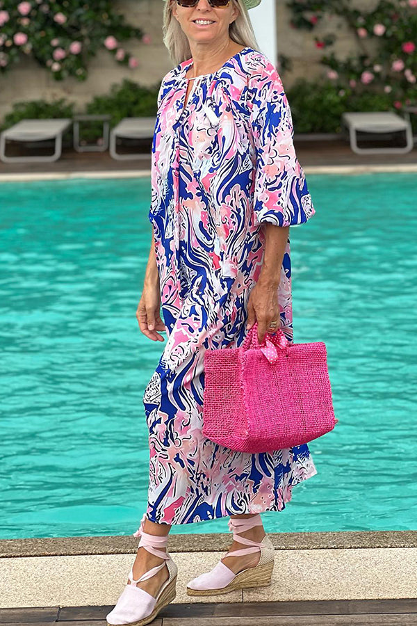 Bud sleeve loose dress
