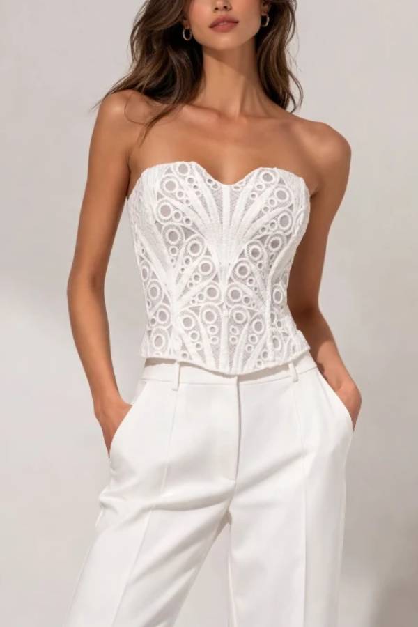 Lace Bustier Corset Top
