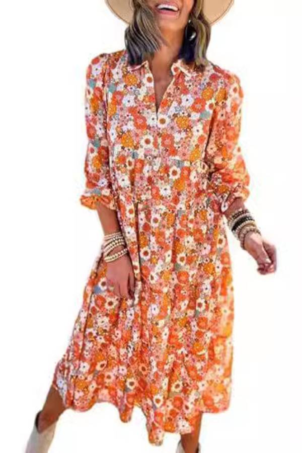Bohemian Flowy Dress