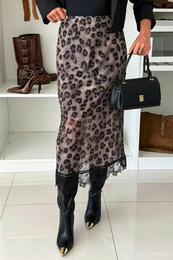 WILD LOVE MIDI SKIRT