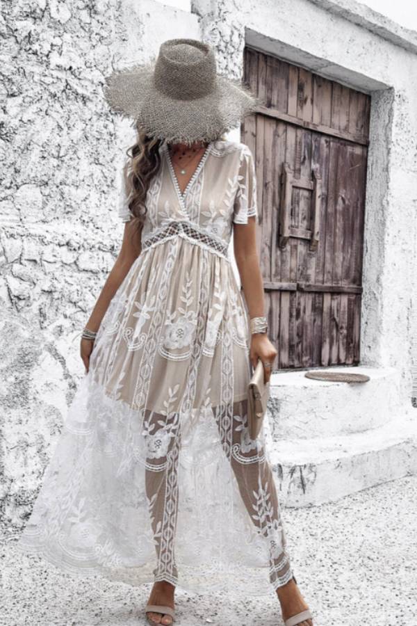 Lace Maxi Dress