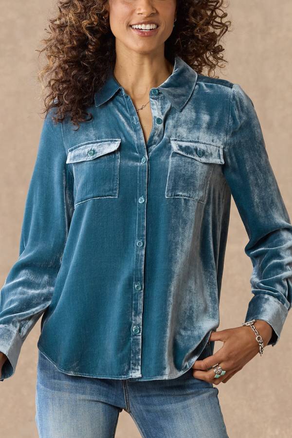 Juliana Velvet Shirt