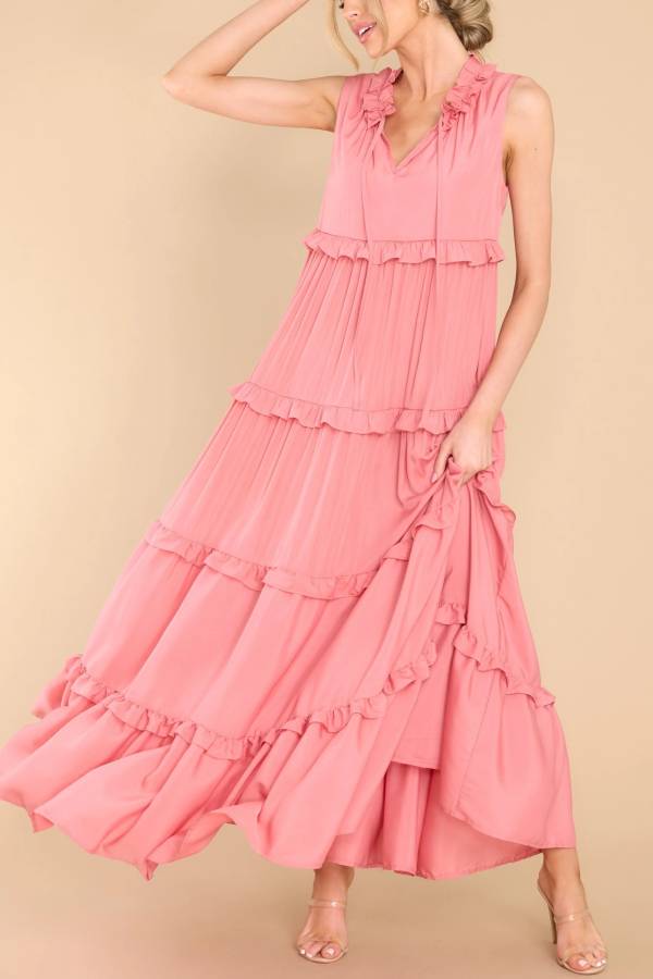 When I Look At You Peony Maxi Dress