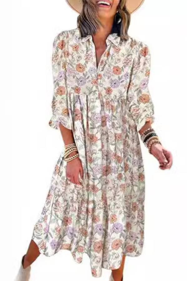Bohemian Flowy Dress