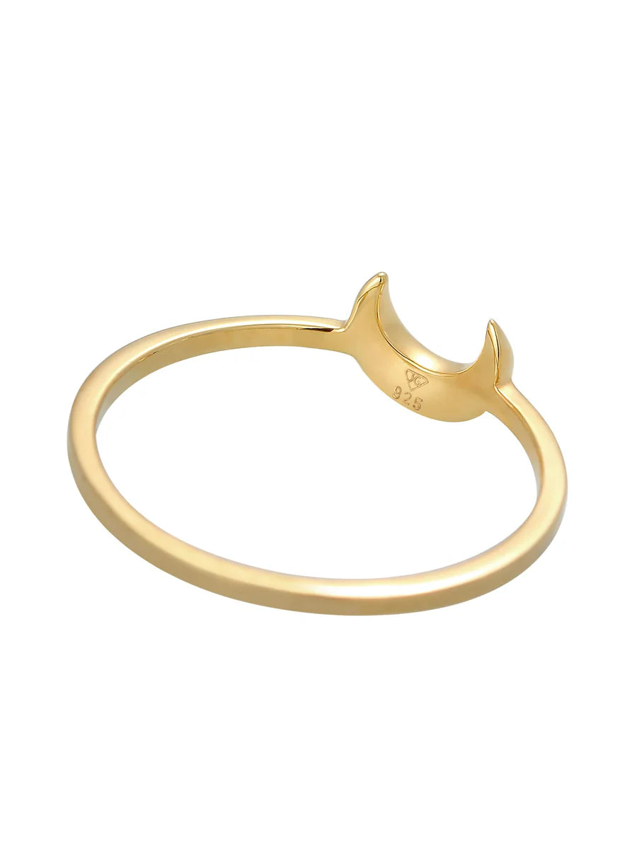Moon Crescent Ring