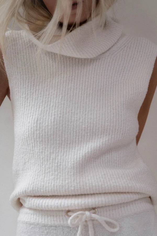 Turtleneck Tank Sweater