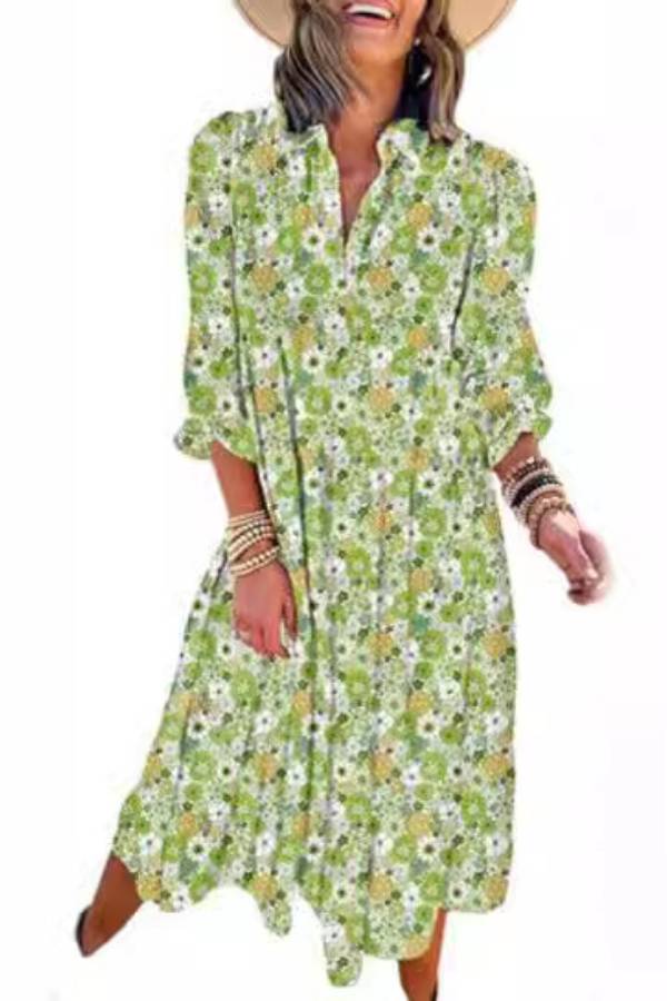 Bohemian Flowy Dress