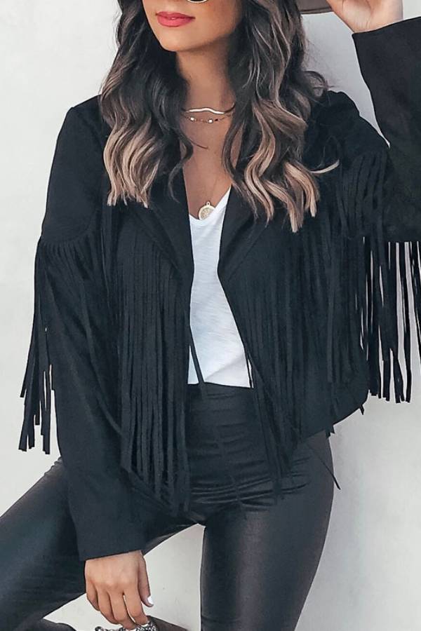 Tassel Tango Cropped Jacket