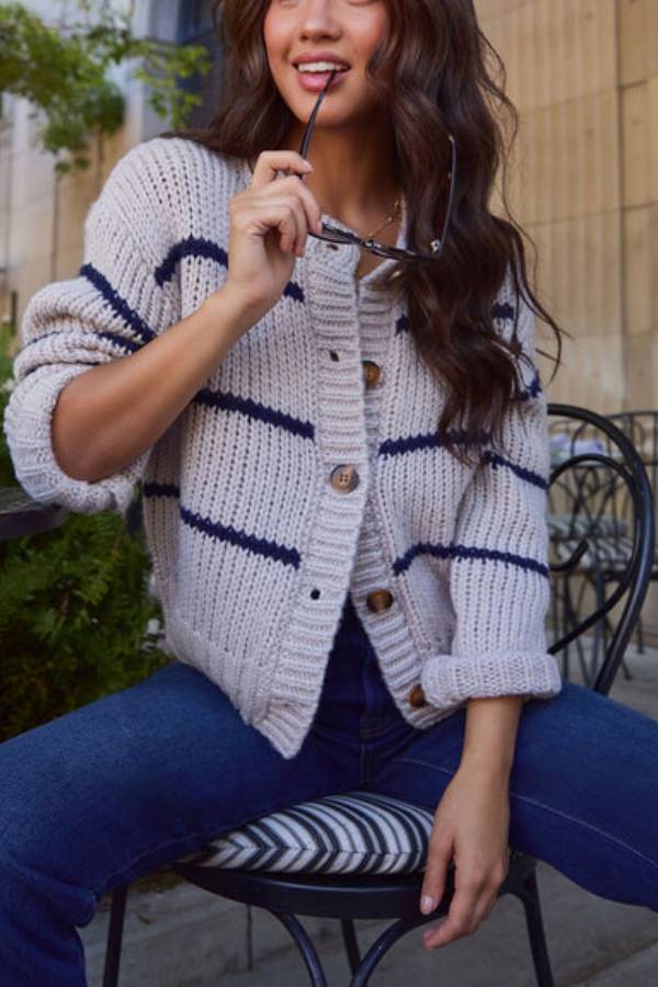 Clement Button Down Cardigan