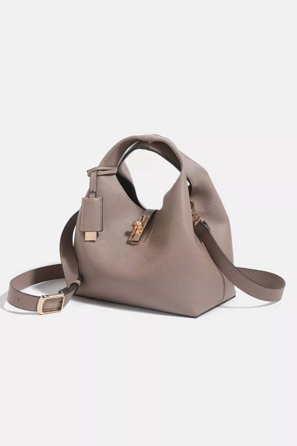 PU Leather Crossbody Bag with Mini Pouch