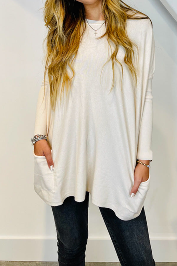 BOYFRIEND POCKET SWEATER