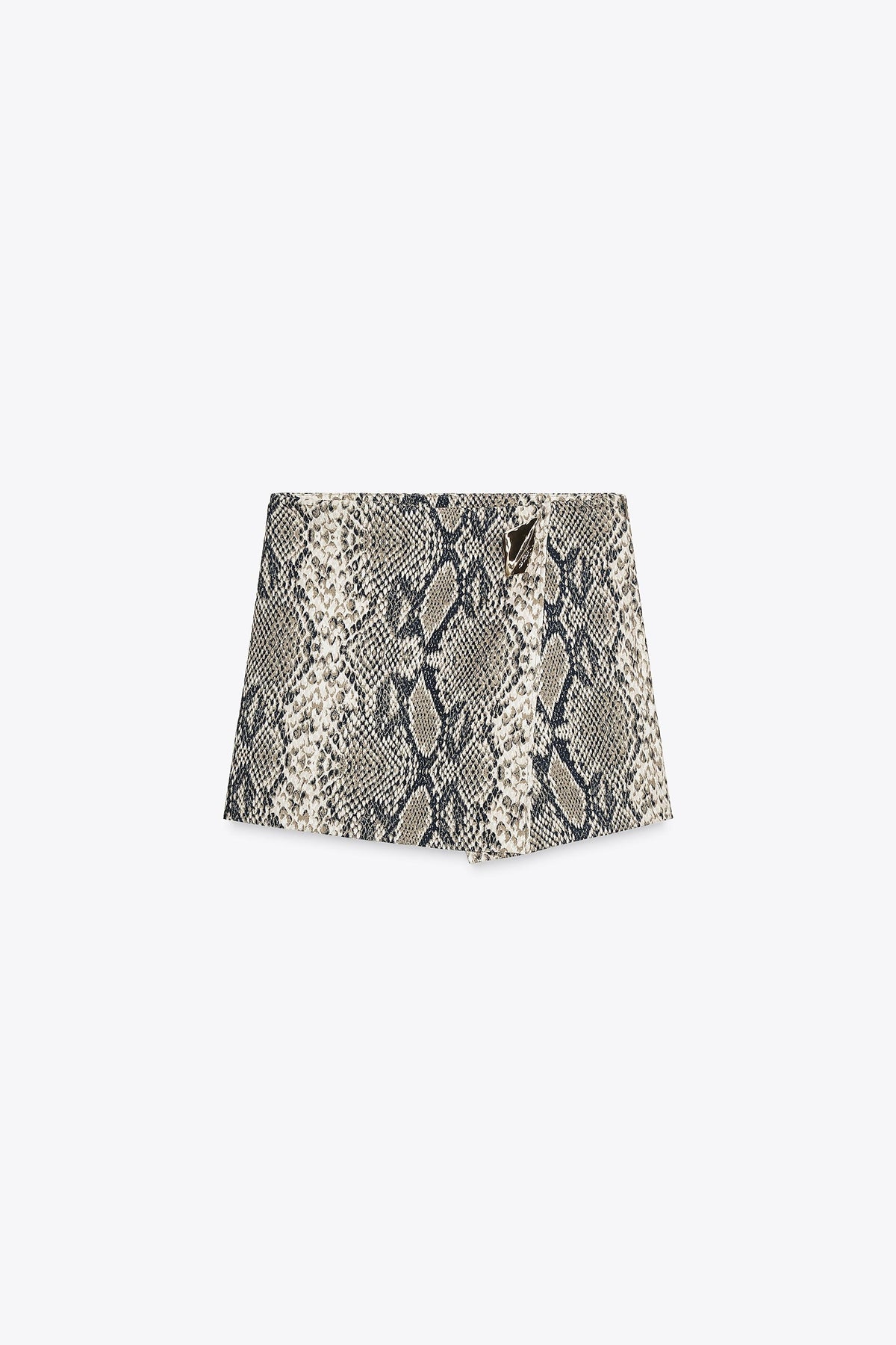 ASYMMETRIC SKORT WITH APPLIQUE