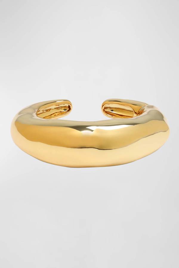 Gold Wide Fashion Bracelet