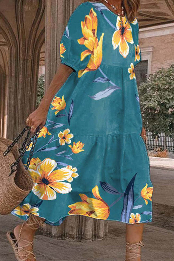 Women's Fashion Long Sleeve Loose Dress