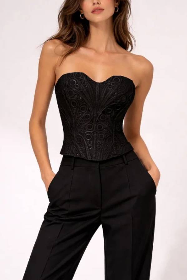 Lace Bustier Corset Top