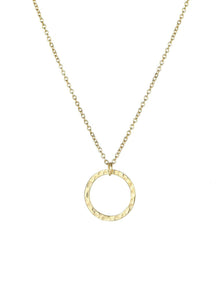 LUXE Organic Open Circle Necklace