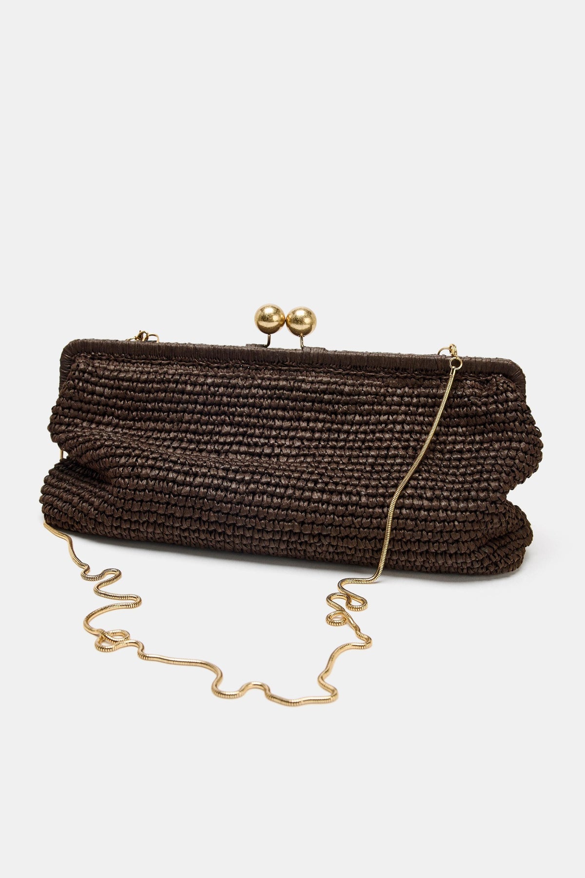 WOVEN CLUTCH BAG