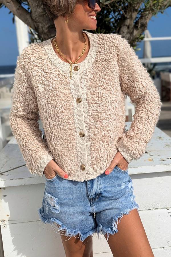 Button Knit Cardigan