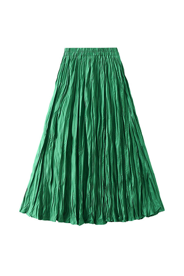 A-line mid-length winter skirt with sweater