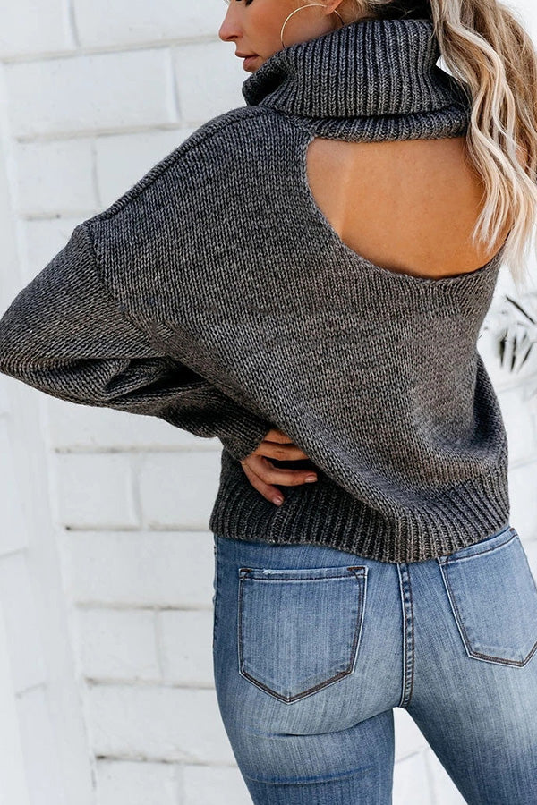 turtleneck pullover sweater