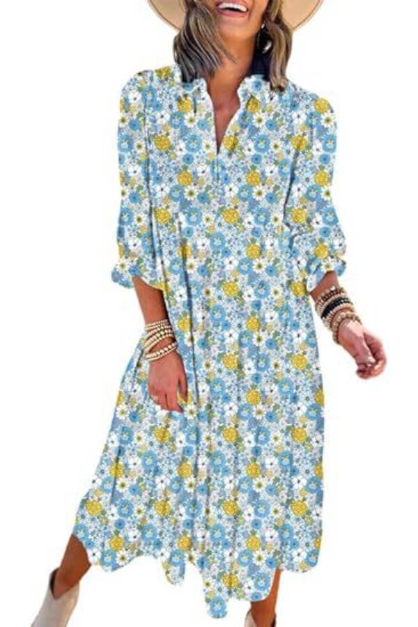 Bohemian Flowy Dress