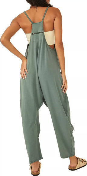NEW WIDE LEG JUMPSUIT WITH POCKETS