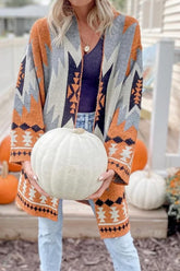 Halloween Jacquard Contrast Color Autumn Winter Ladies Sweater